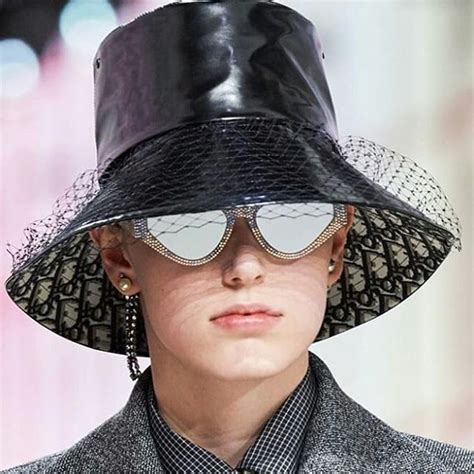 christian dior leather hat|christian dior hats women's.